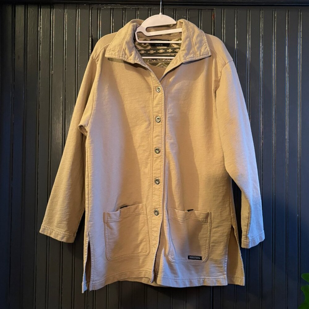 Vintage Columbiaknit Made in USA Cotton Chore Coat Shacket - Medium